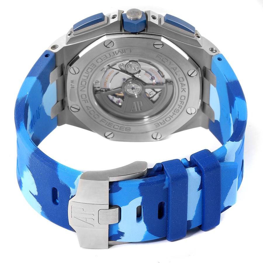 Audemars Piguet Royal Oak Offshore Chronograph Blue Dial Watch 26400