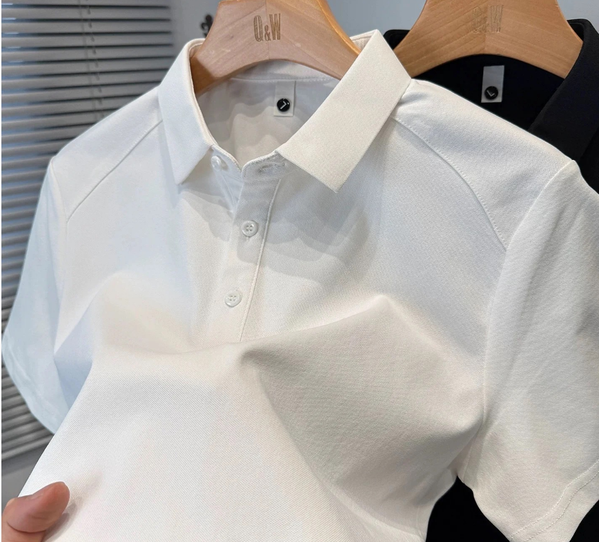 Men’s casual sport polo, lightweight & breathable