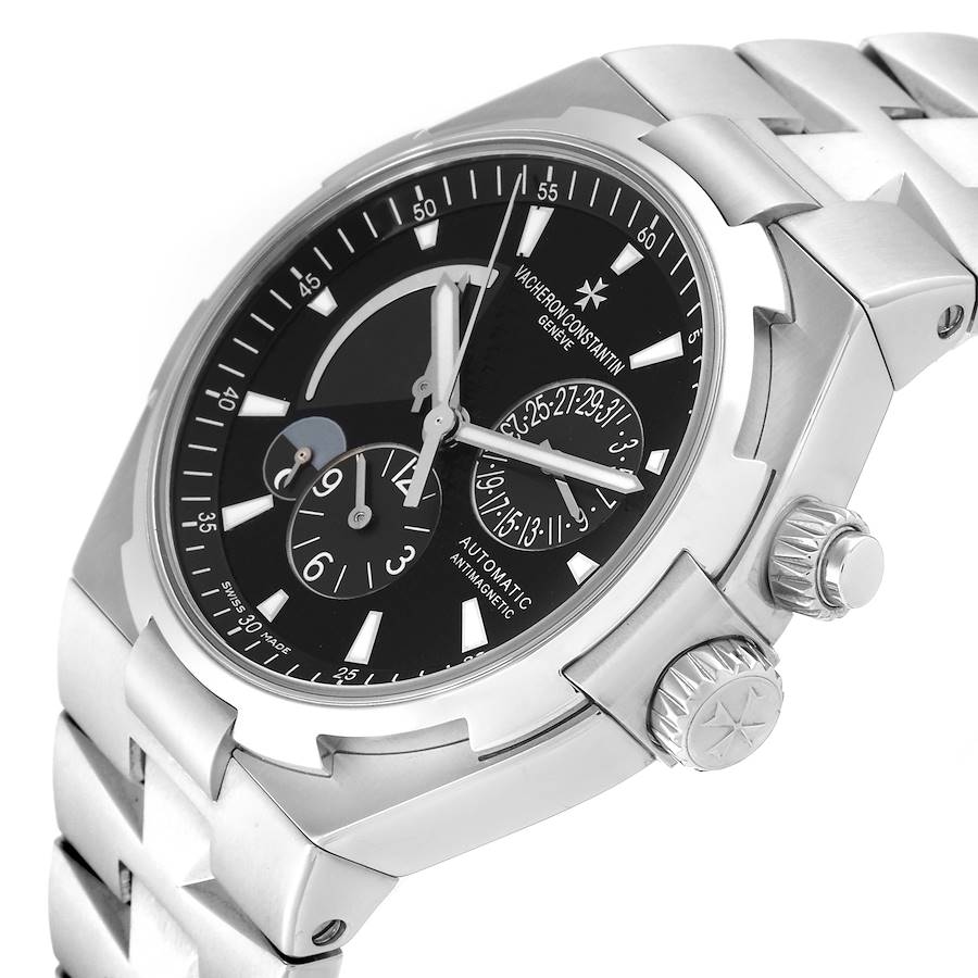 Vacheron Constantin Overseas Dual Time Steel Mens Watch 47450