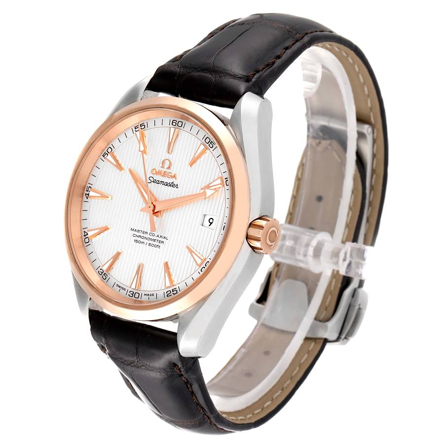 Omega Seamaster Aqua Terra Steel Rose Gold Mens Watch 231.23.42.21.02.001