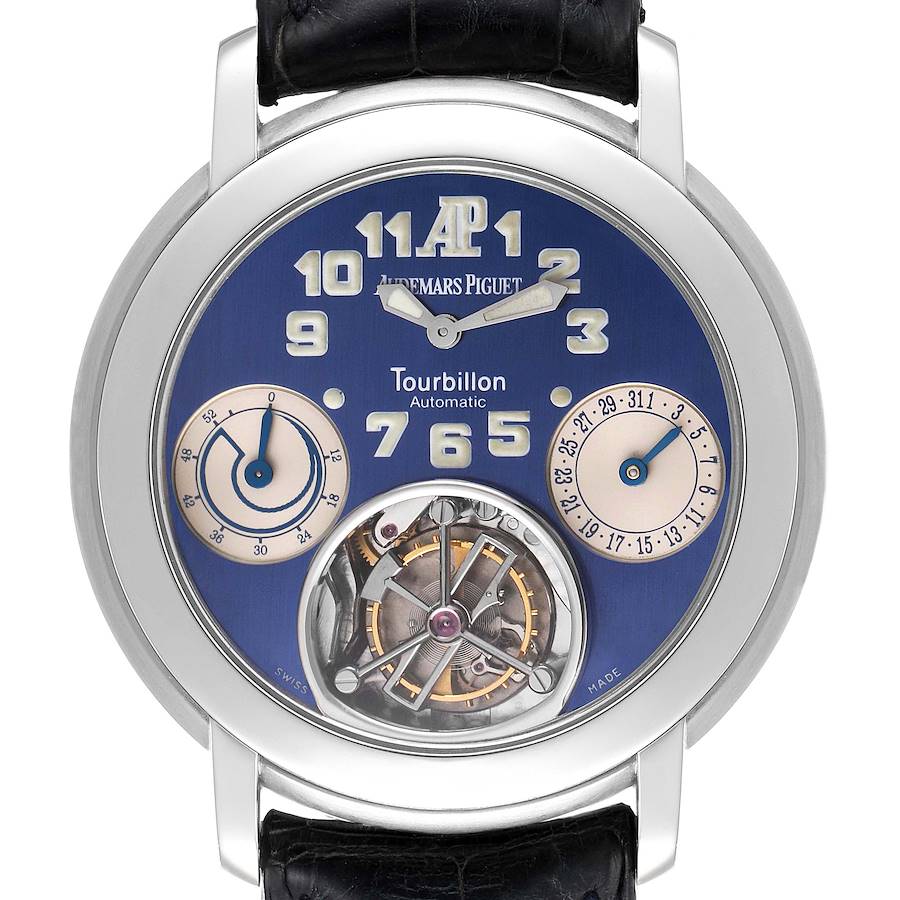 Audemars Piguet Jules Audemars Tourbillon Platinum Mens Watch 25964PT