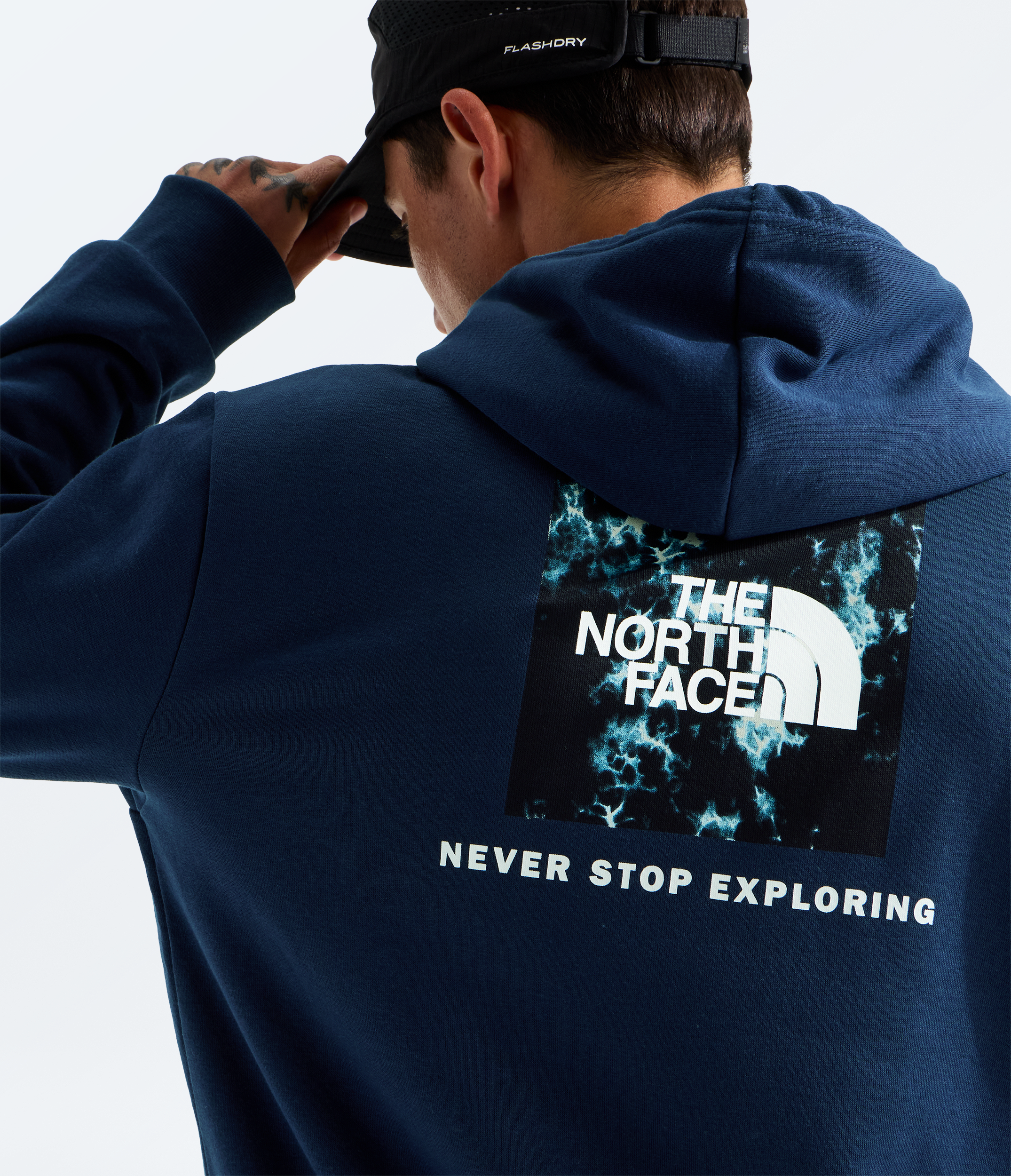 Men’s Evolution Light Print Box NSE Regular Hoodie