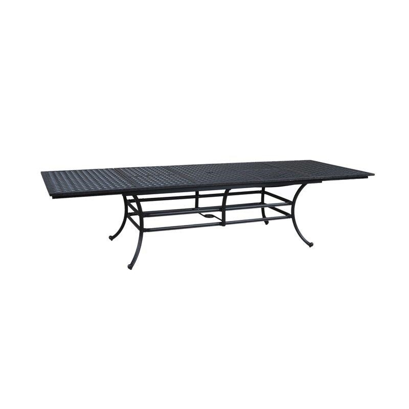 Bannon Rectangular 10 - Person 126.38'' Long Dining Set with Cushions