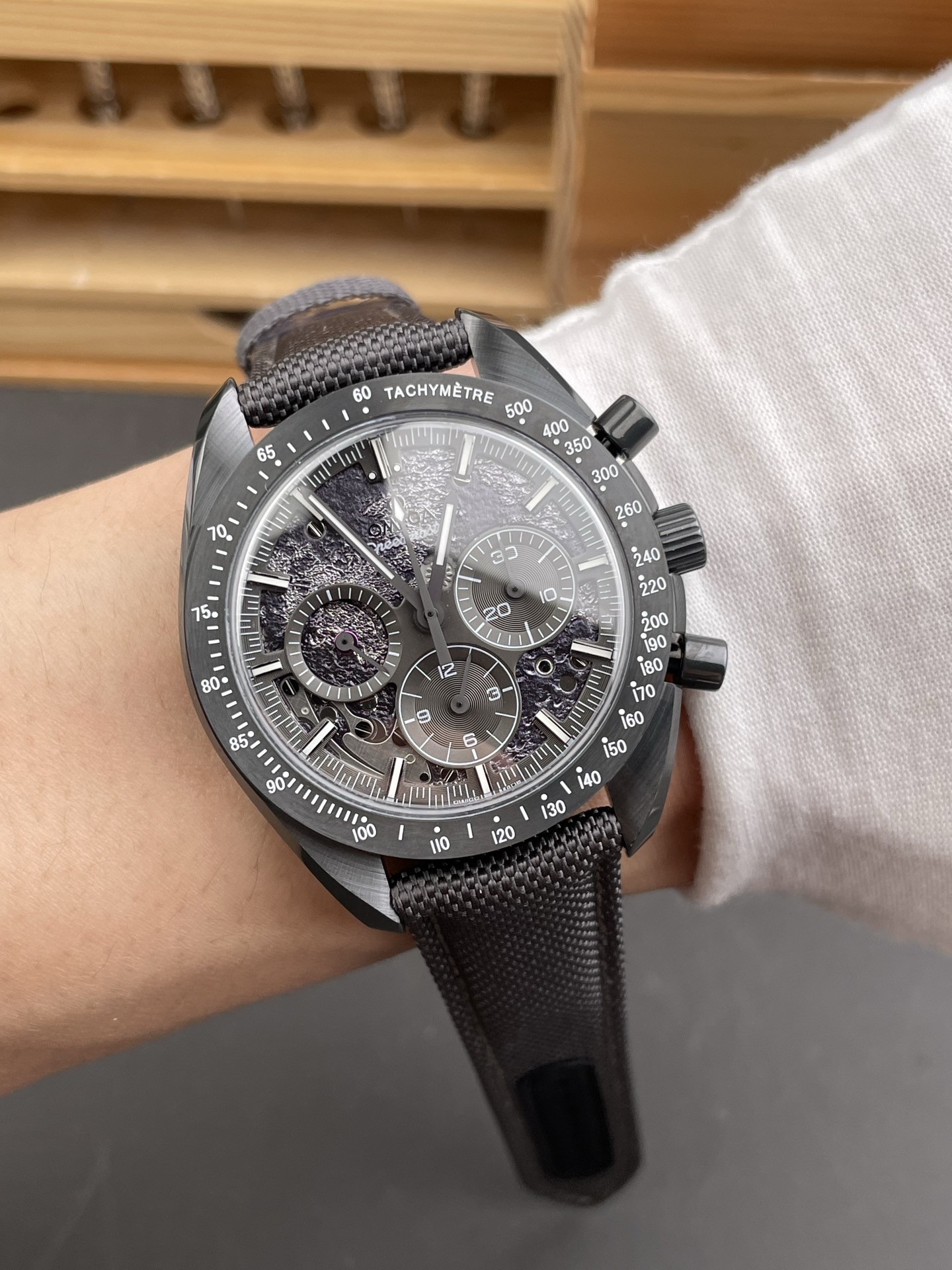 Speedmaster Grey Ceramic Dark Side of the Moon