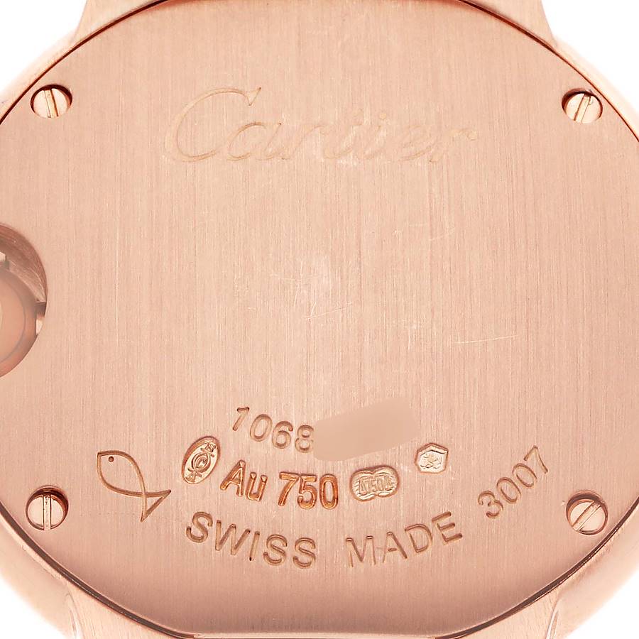 Cartier Ballon Bleu Rose Gold Diamond Small Ladies Watch WE9002Z3