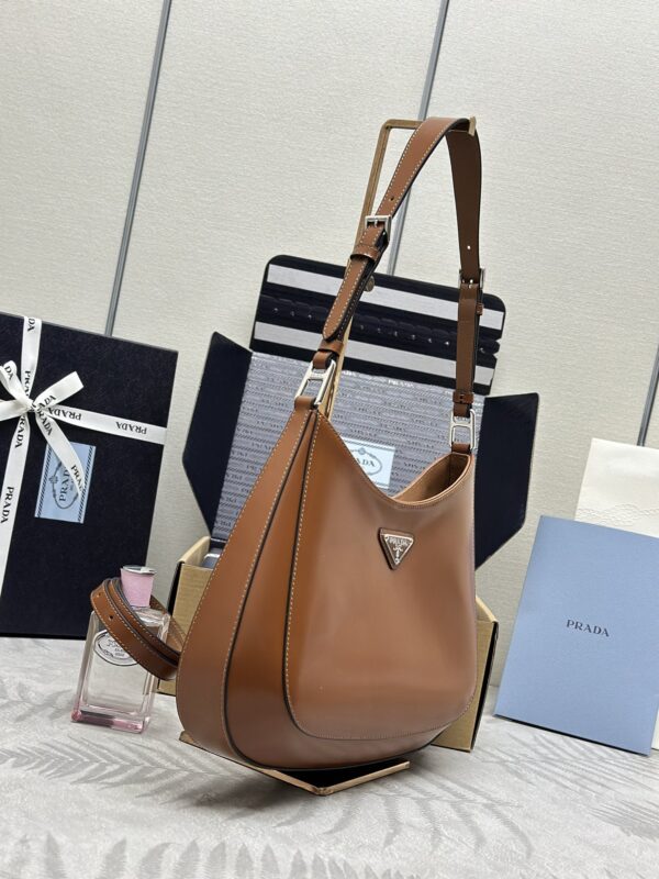 Replica Prada Cleo Brushed Brown Bag