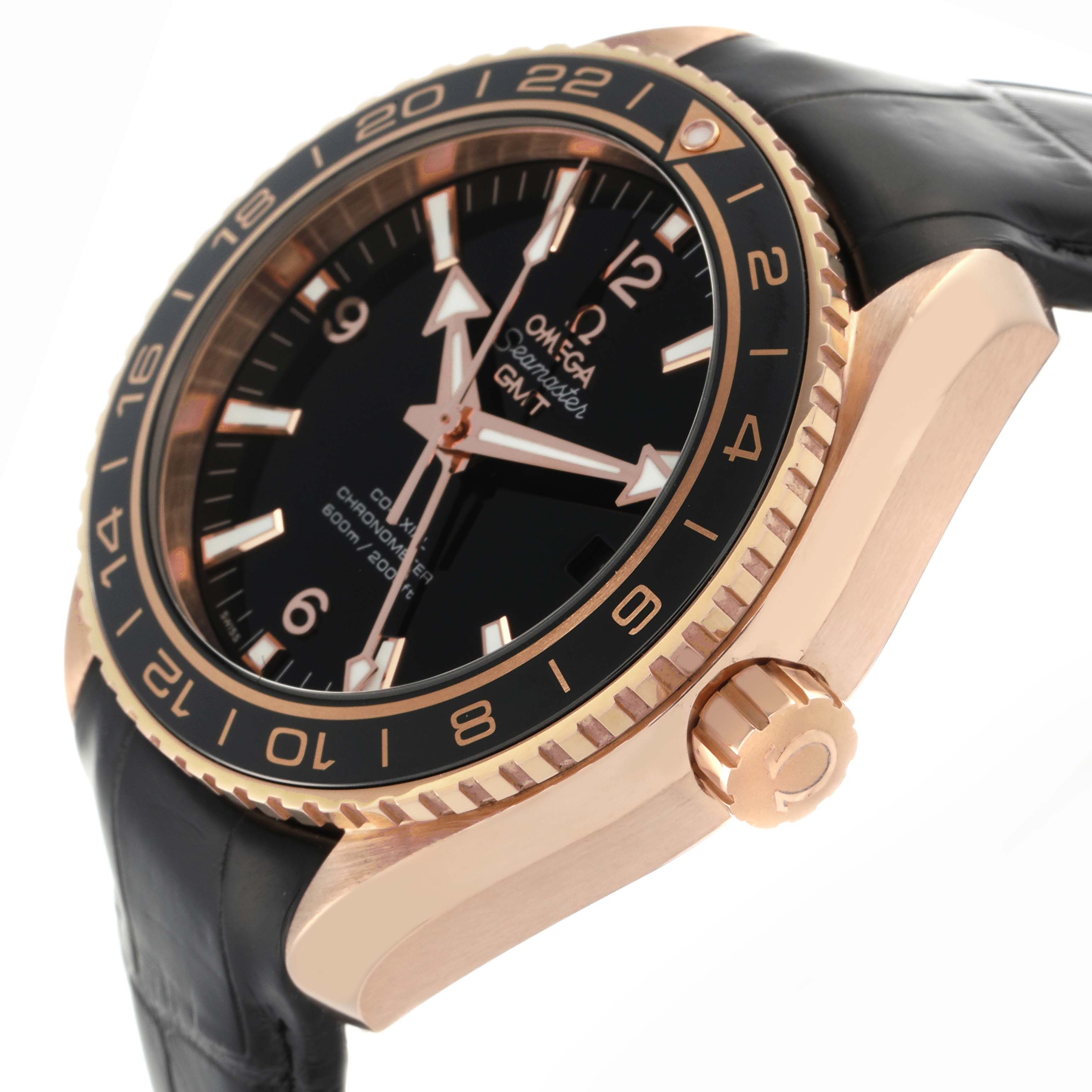 Omega Seamaster Planet Ocean Rose Gold Mens Watch 43.5 MM 232.63.44.22.01.001