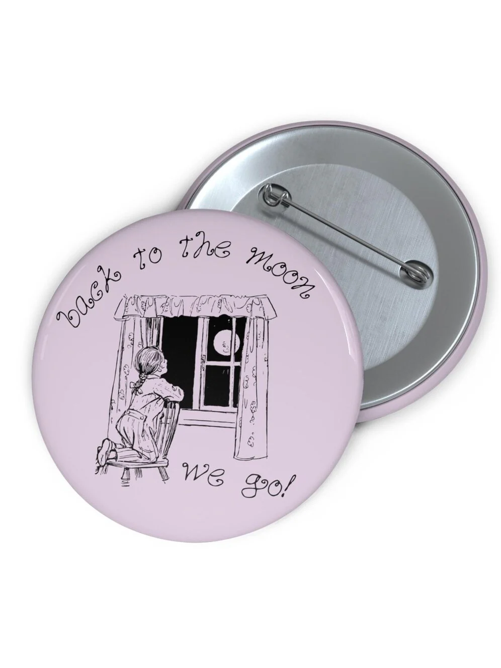 Back to the Moon We Go! Button