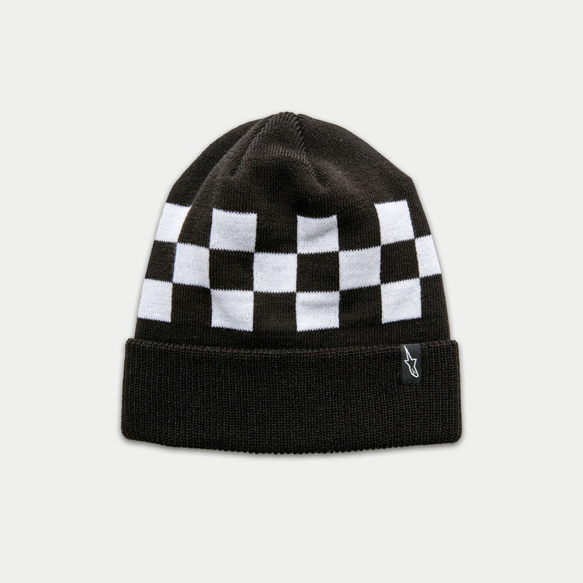 Checked Beanie