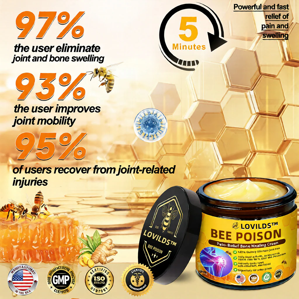 LOVILDS™  Bee  Poison  Pain-Relief Bone Healing Cream 🎉🎉(Specially for older adults)
