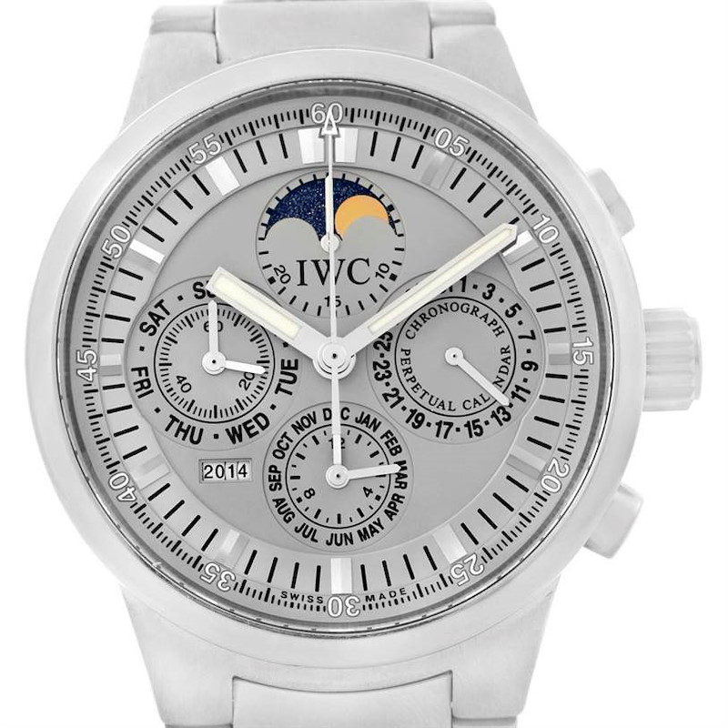 IWC GST Perpetual Calendar Moonphase Mens Watch IW375607