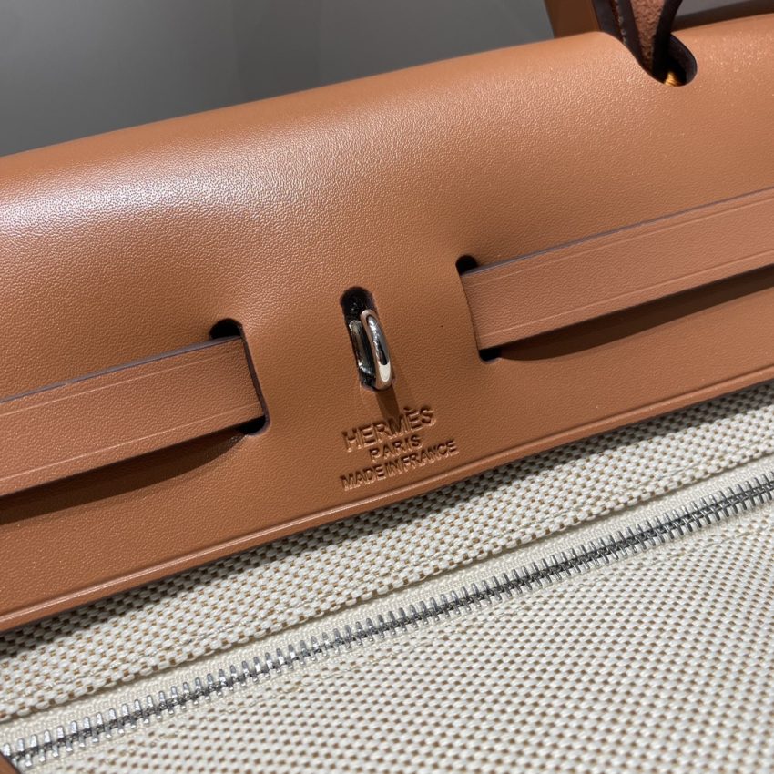 Replica Hermès Herbag 31Cm Manic Bride Brown