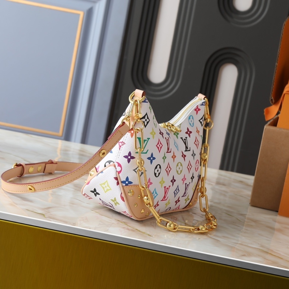 Louis Vuitton X Takashi Murakami Boulogne PM White 29Cm M27790