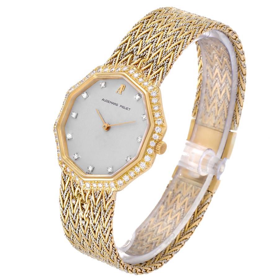 Audemars Piguet Vintage 18k Yellow Gold Diamond Ladies Watch 256731