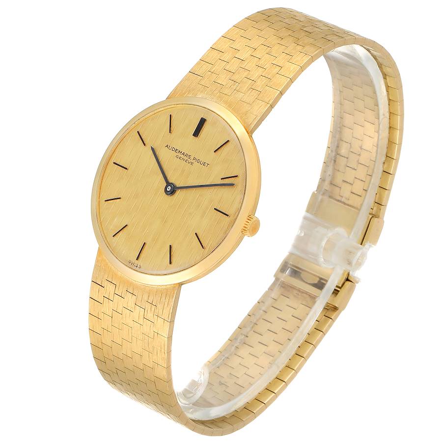 Audemars Piguet Yellow Gold Vintage Mens Watch 3445