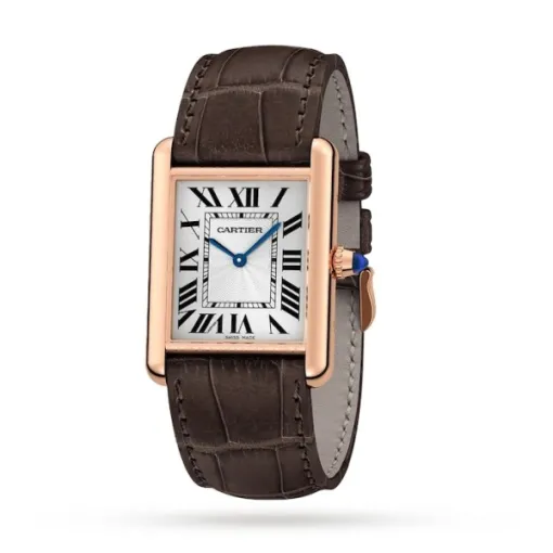 Cartier Tank Louis Cartier Women Automatic White Leather Watch WGTA0011