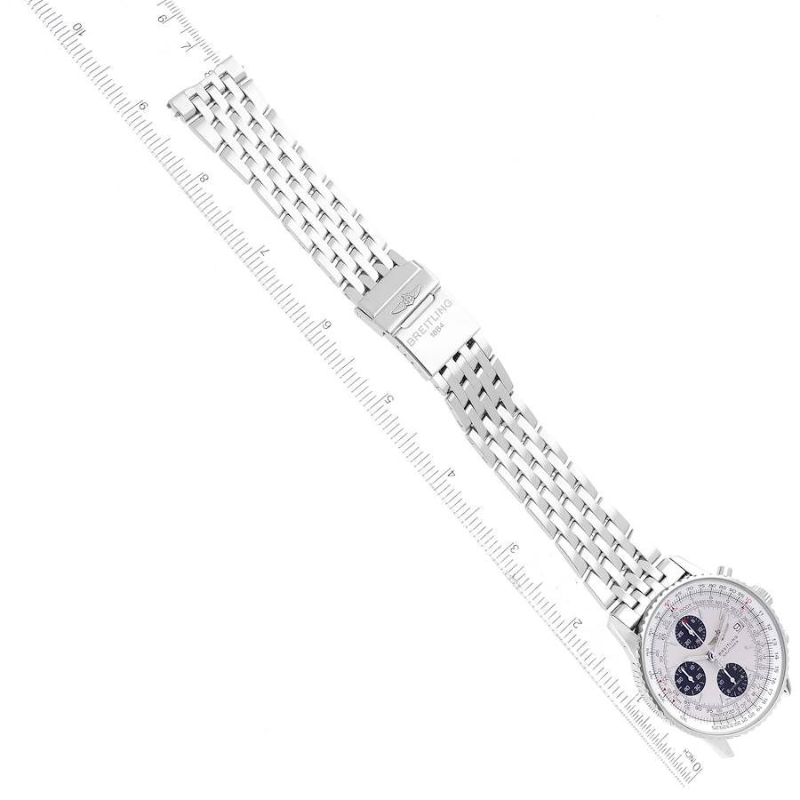 Breitling Navitimer Heritage Silver Panda Dial Steel Mens Watch A13324