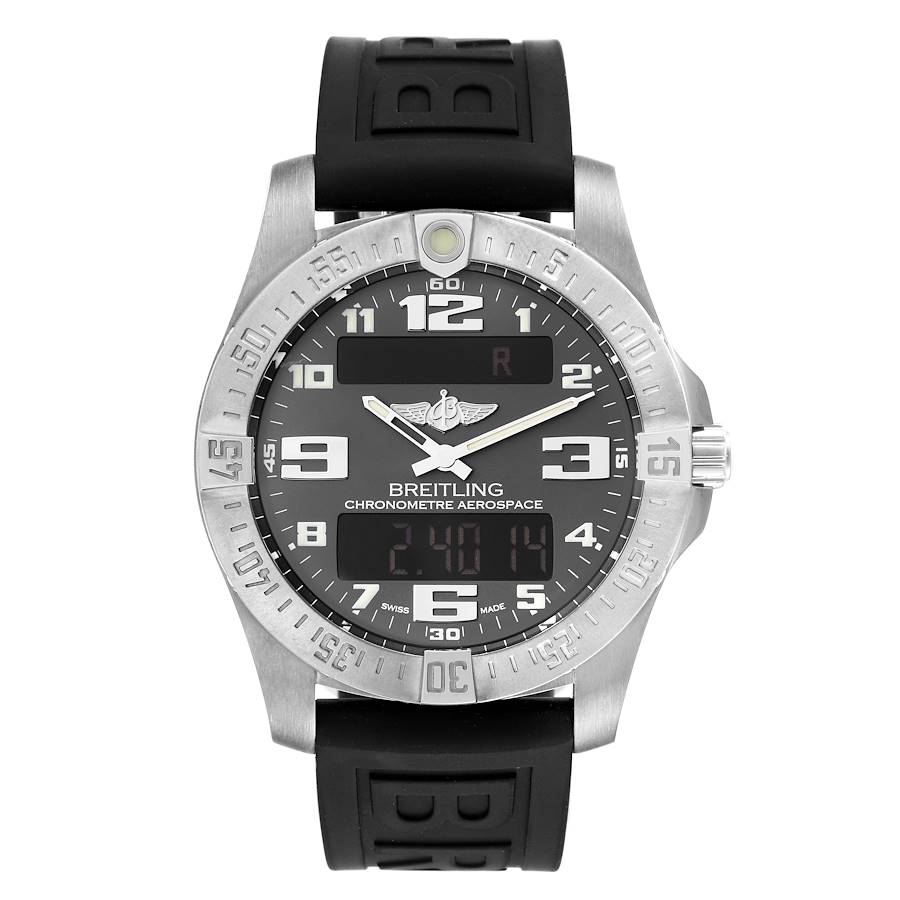 Breitling Aerospace Titanium Perpetual Alarm Mens Watch E79363