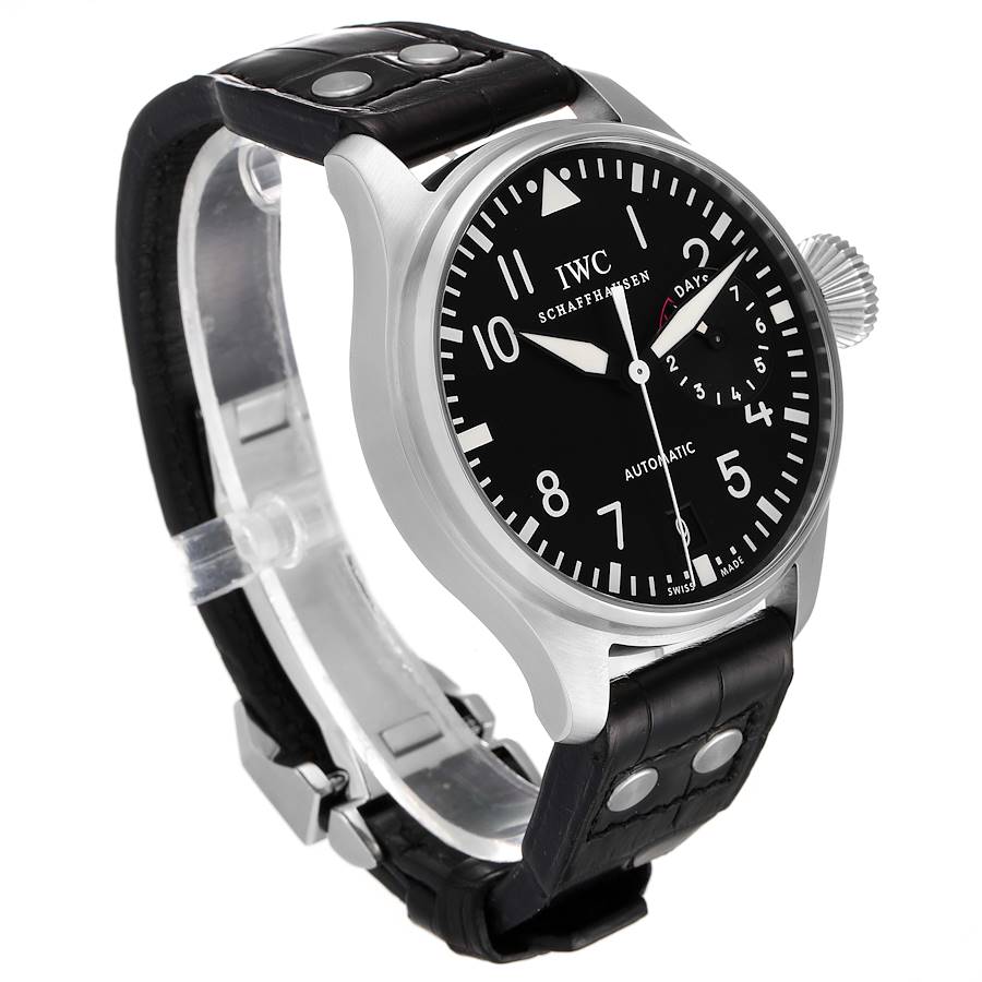 IWC Big Pilots 46mm Black Dial Automatic Steel Mens Watch IW500401