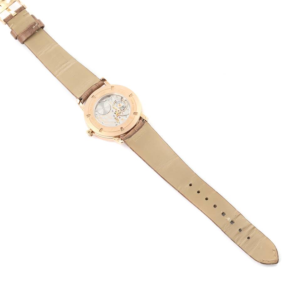 Vacheron Constantin Traditionnelle 18k Rose Gold Diamond Ladies Watch 81590