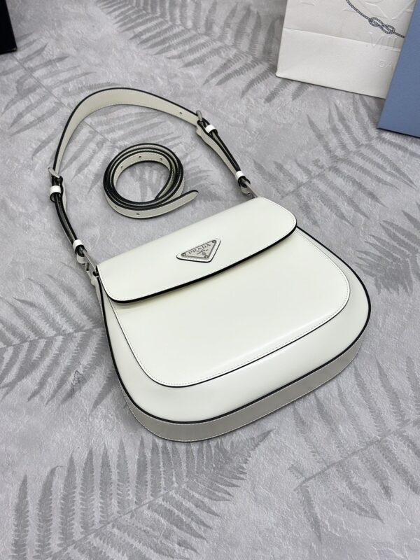 Replica Prada Cleo White Bag With Flap