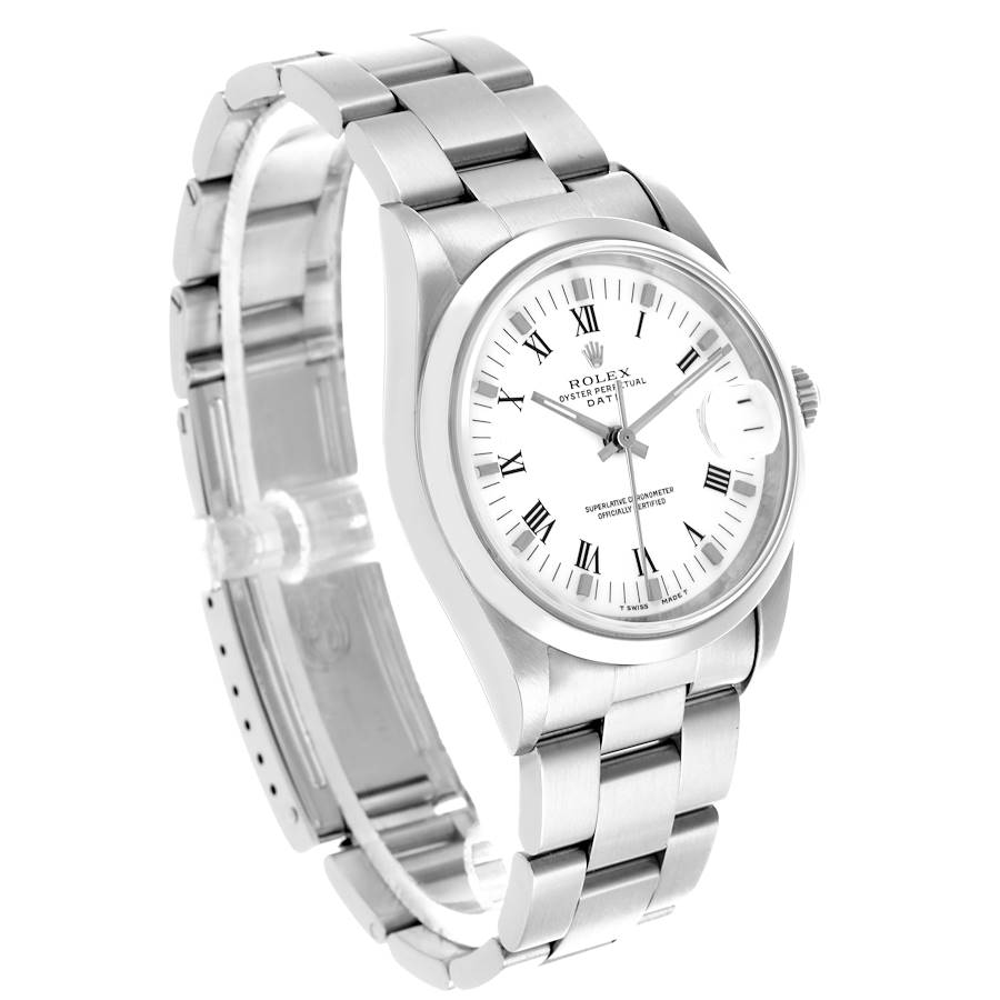 Rolex Date Domed Bezel Oyster Bracelet Steel Mens Watch 15200