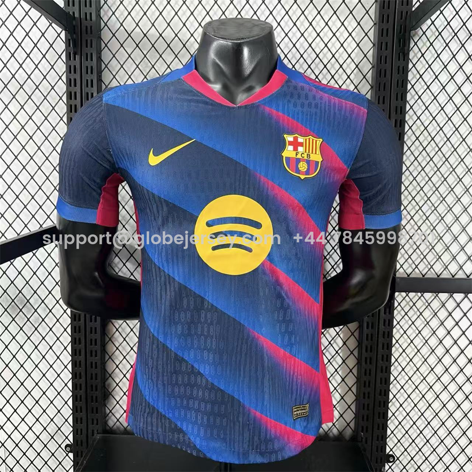 Barcelona 25-26 Red And Blue Twill Special Jersey - Player Version