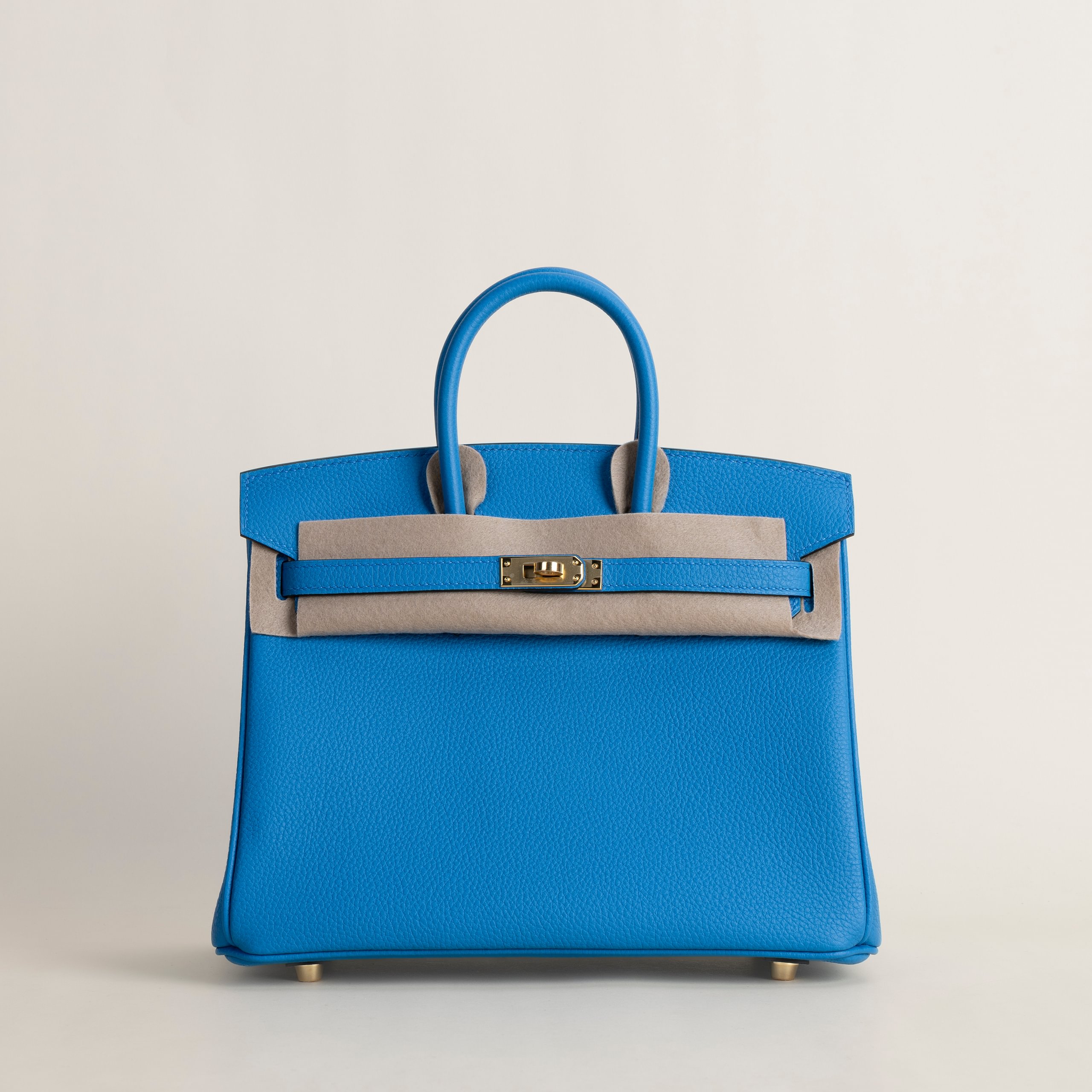 Birkin 25 togo blue zanzibar GHW