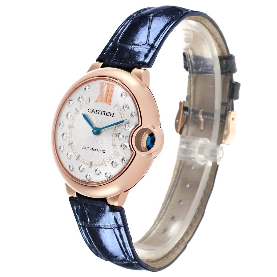 Cartier Ballon Bleu Rose Gold Diamond Watch WGBB0053