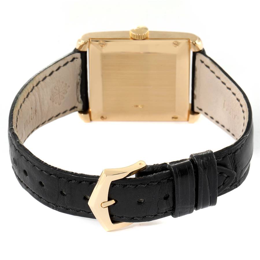 Patek Philippe Gondolo 18k Yellow Gold Small Seconds Mens Watch 5014