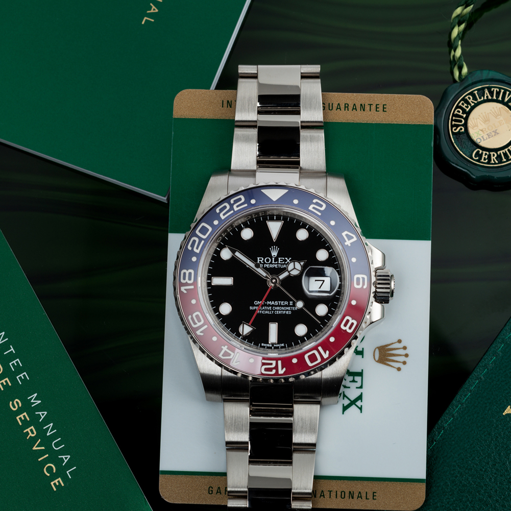 2025 GMT-Master II Oyster, 40 mm, white gold M126729VTNR-0001