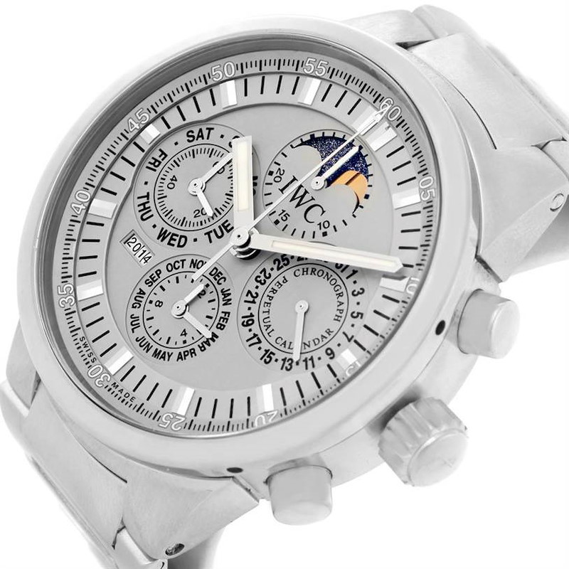 IWC GST Perpetual Calendar Moonphase Mens Watch IW375607