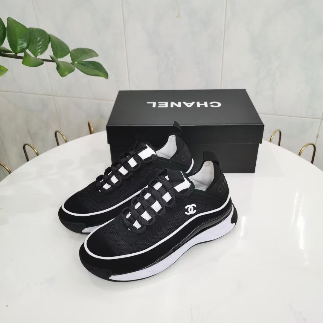 Chanel Women’S Suede Sneaker Black G39072 Y55826 K4284