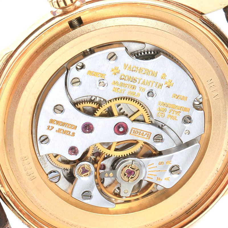 Vacheron Constantin Historique 33mm Yellow Gold Mens Watch 92239