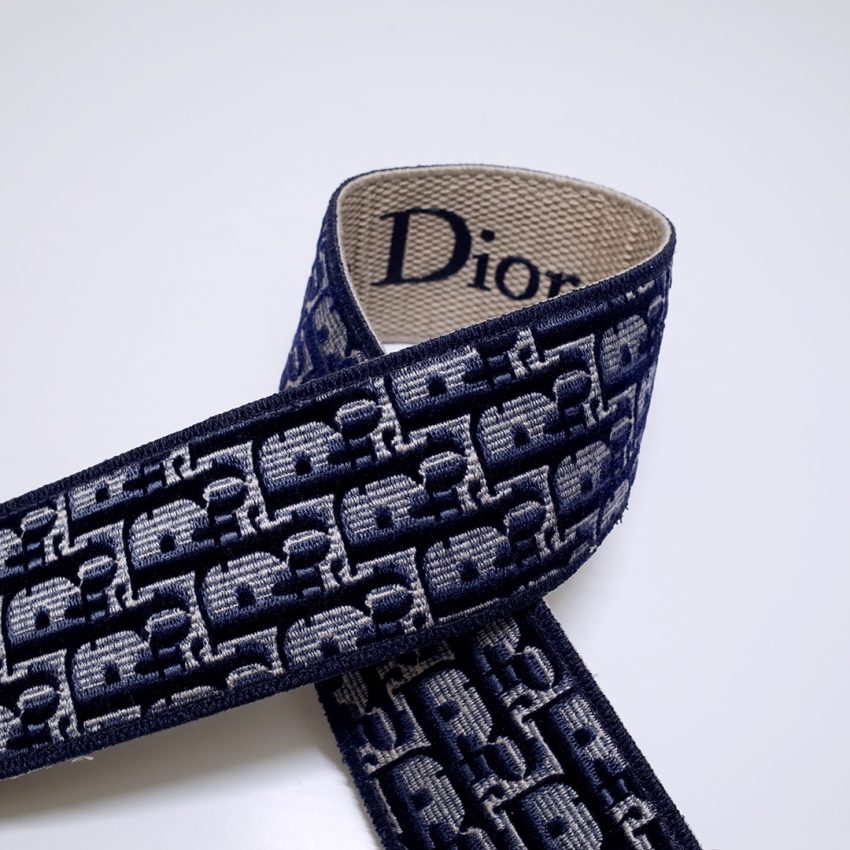 Replica Dior Adjustable Shoulder Strap Grey