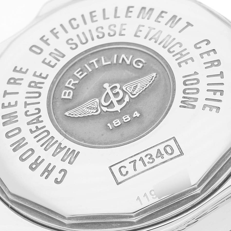 Breitling Galactic 30 Steel Rose Gold Diamond Womens Watch C71340