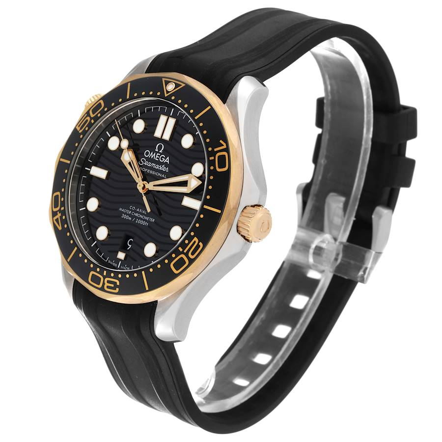 Omega Seamaster Diver Steel Yellow Gold Mens Watch 210.22.42.20.01.001