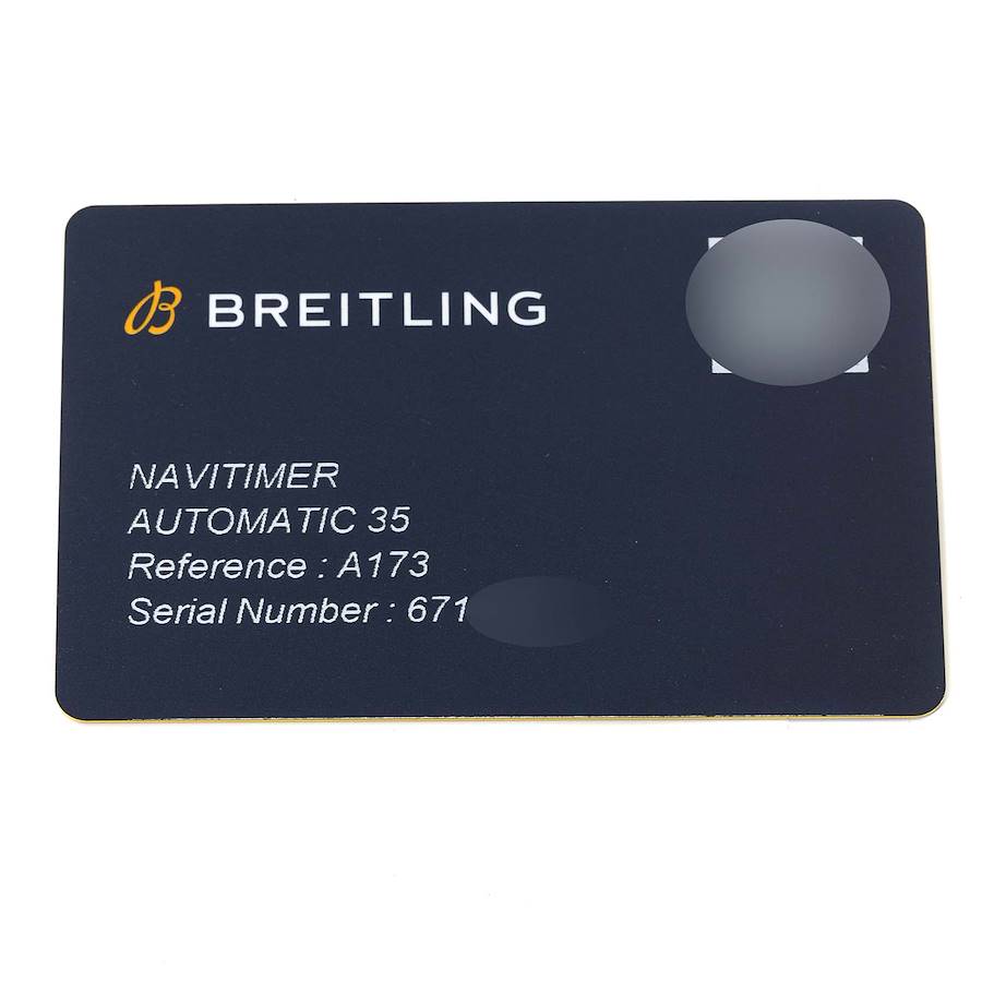 Breitling Navitimer Automatic 35 Blue Dial Steel Midsize Watch A17395