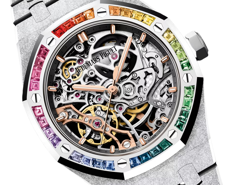 Royal Oak Frosted Gold Double Balance Wheel Openworked 37mm