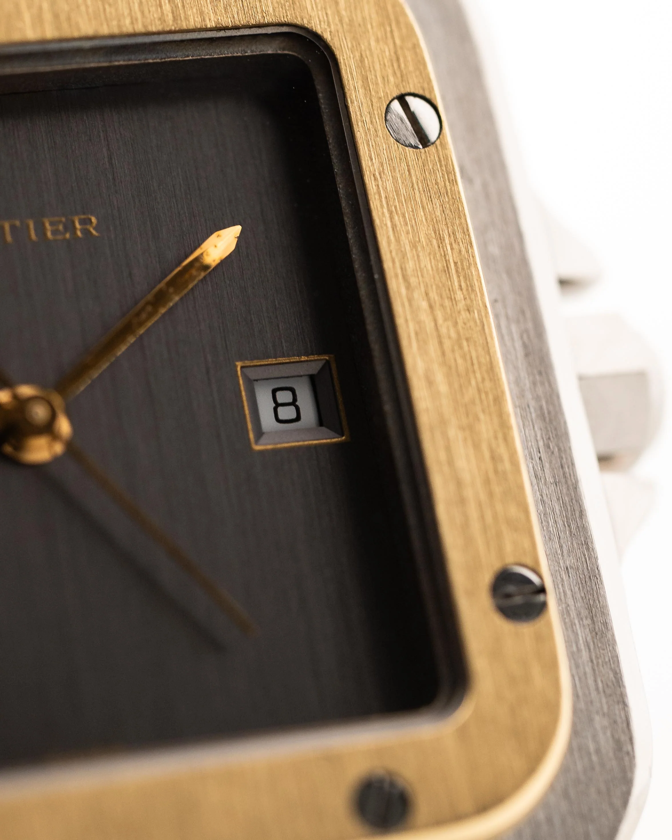 Cartier Santos Carr&eacute;e 2961 Godron Ghost 1990s