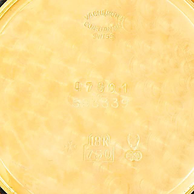 Vacheron Constantin Chronograph Automatic Yellow Gold Watch 47001