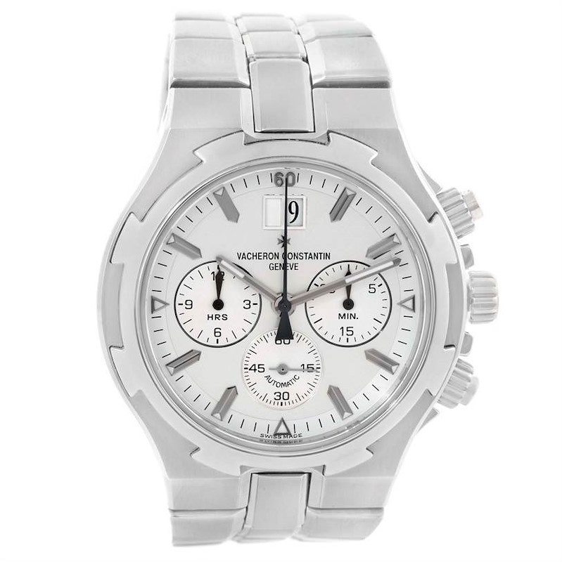 Vacheron Constantin Overseas Chronograph Silver Dial Watch 49140