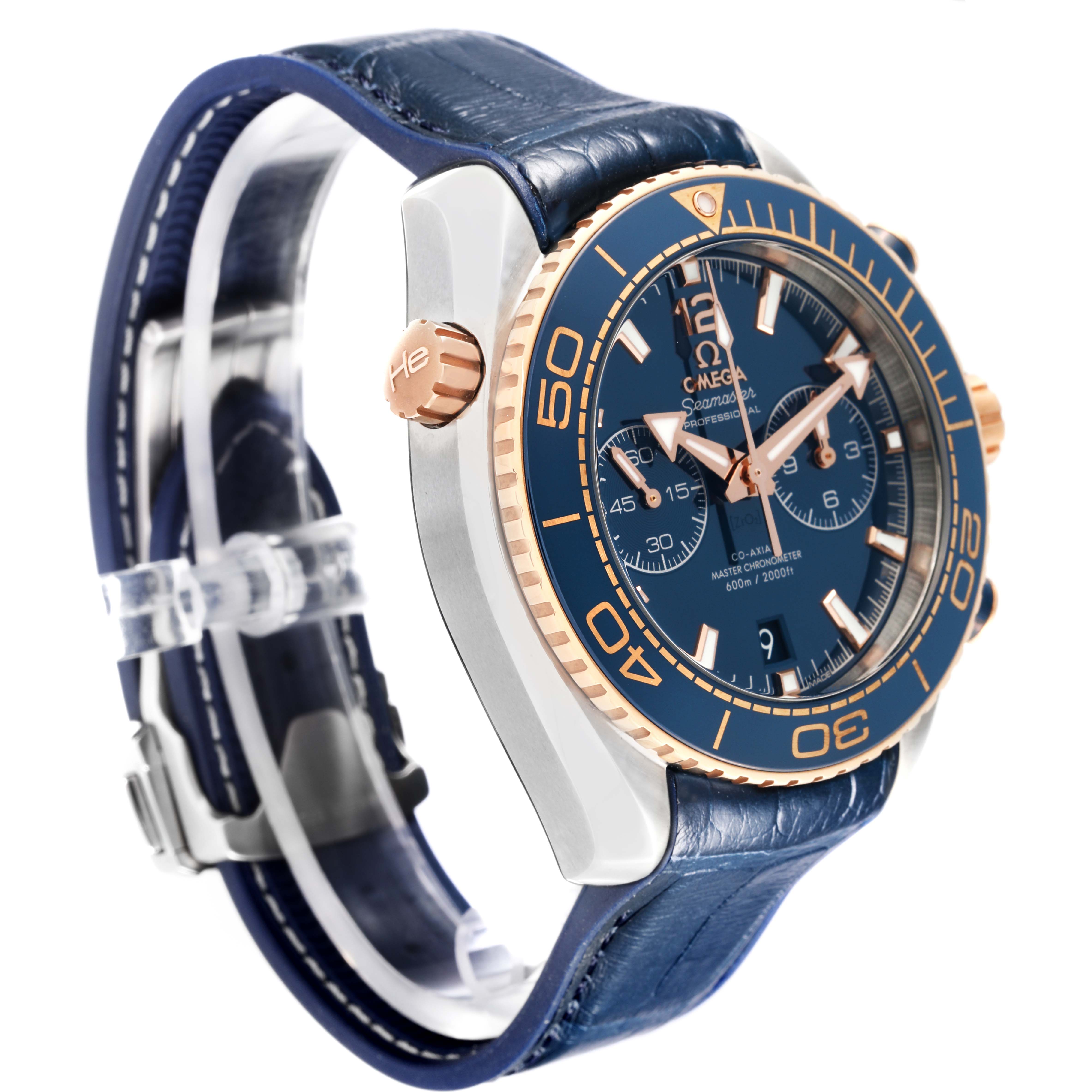Omega Seamaster Planet Ocean Steel Rose Gold Watch 45.5 MM 215.23.46.51.03.001