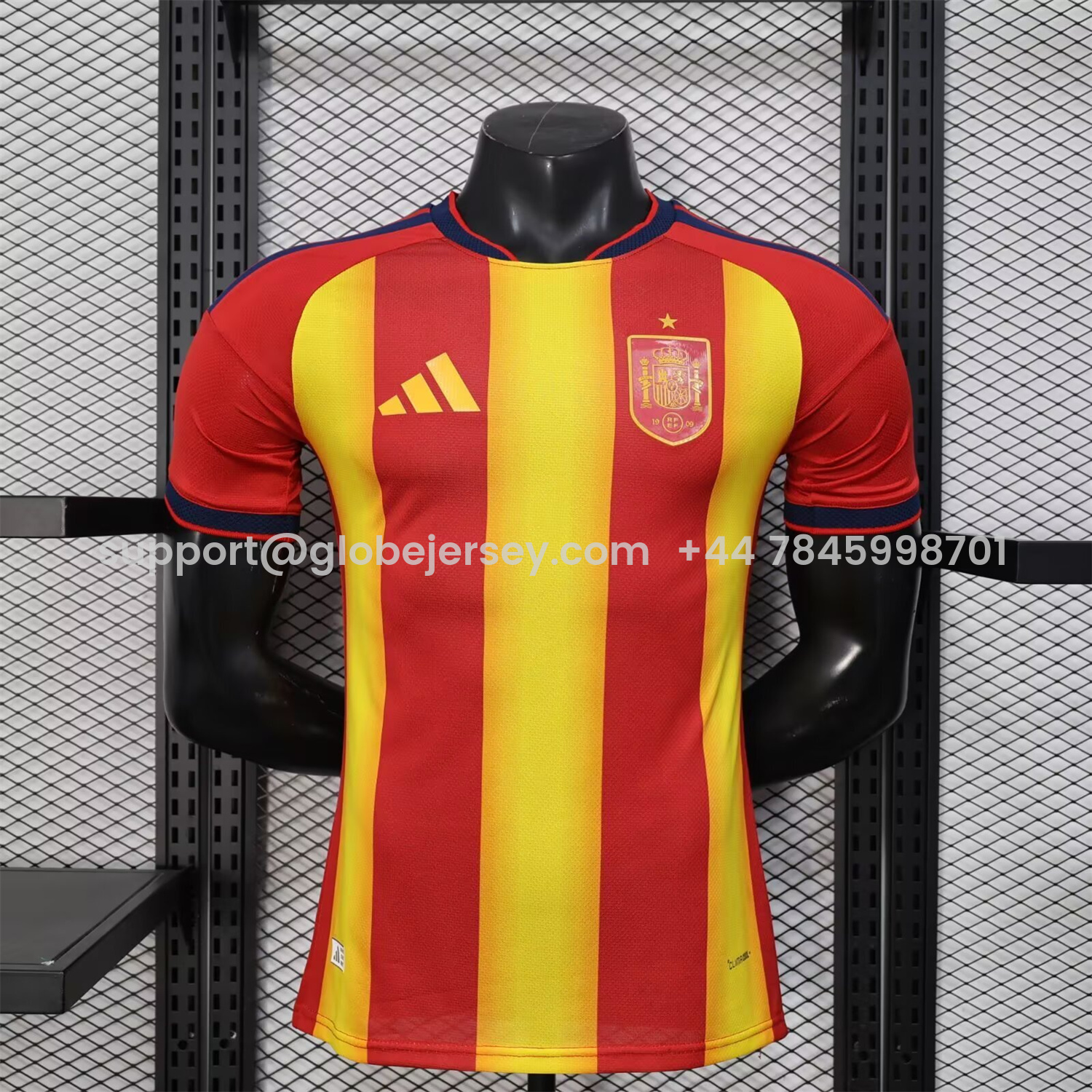 Spain 2026 Red And Yellow Stripes Special Jersey - Player Version