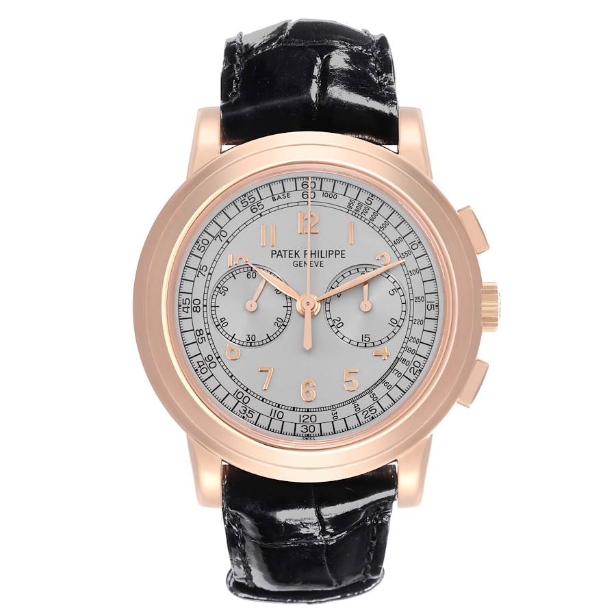 Patek Philippe Complications Chronograph Rose Gold Mens Watch 5070R