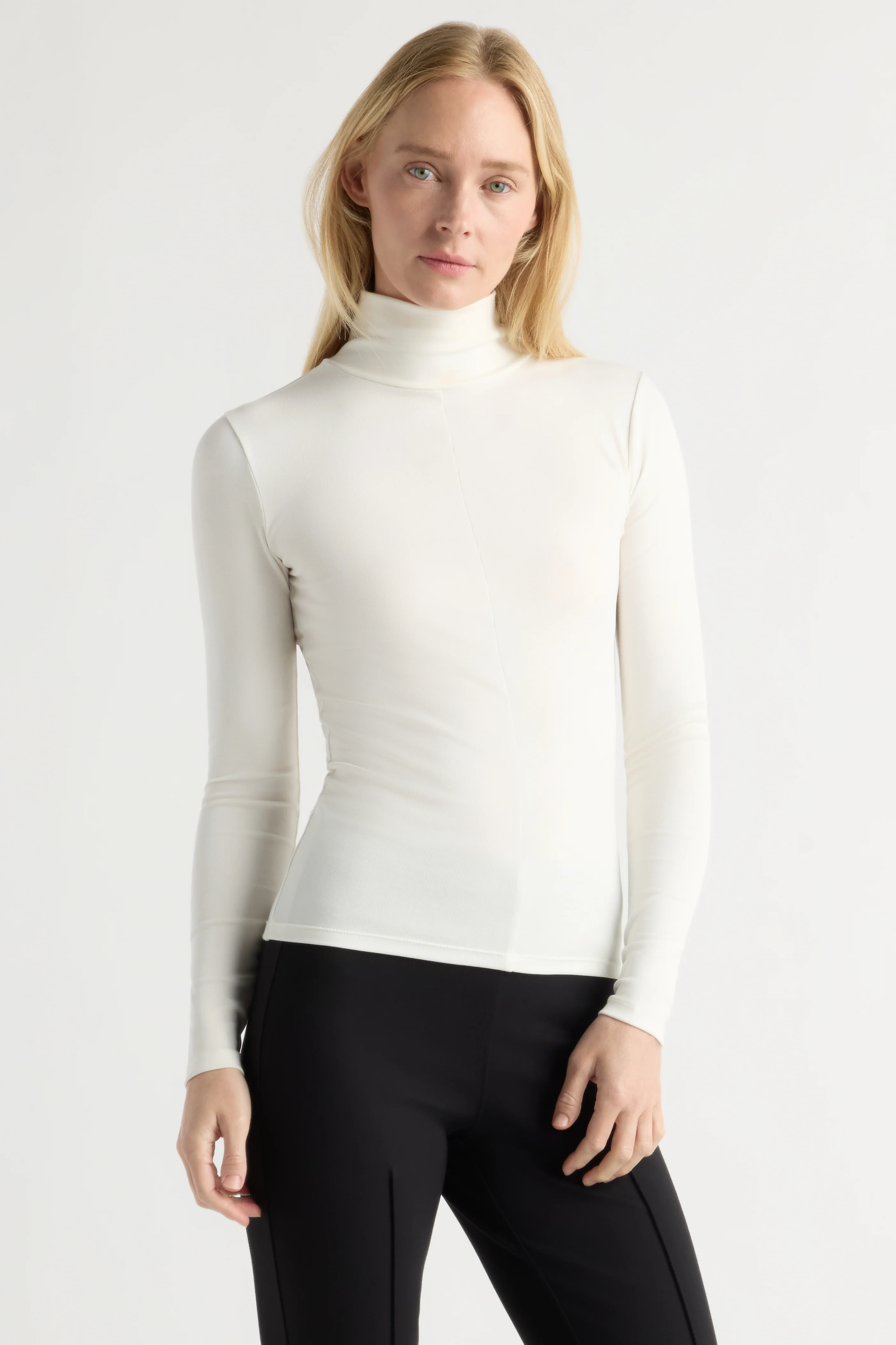 Michi Seam-Detail Turtleneck Tee
