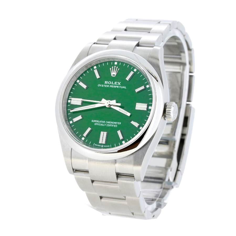 Rolex Oyster Perpetual 126000 Green Super Clone