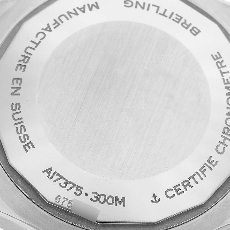 Breitling Superocean 42mm White Dial Steel Mens Watch A17375