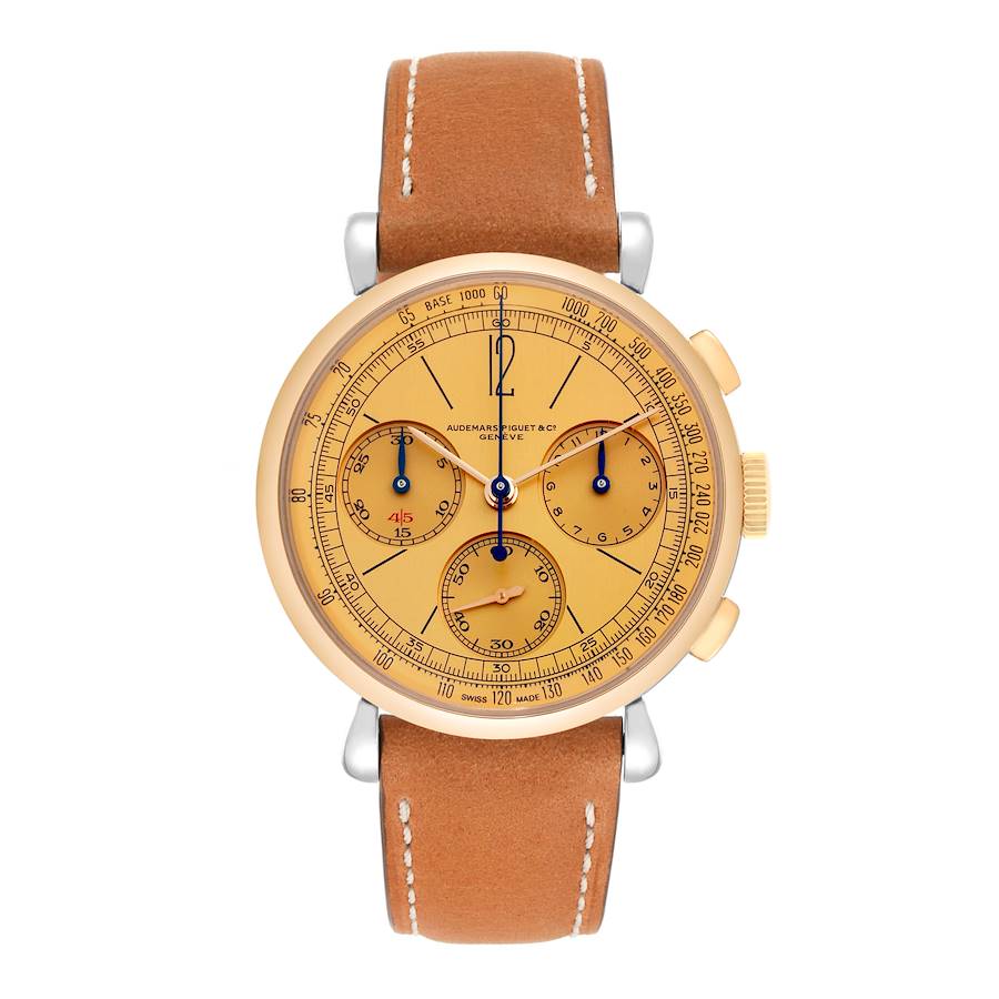 Audemars Piguet Remaster 01 Limited Edition Rose Gold Steel Mens Watch 26595SR