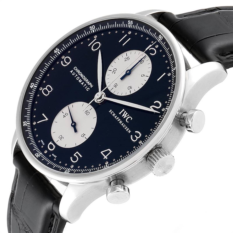 IWC Portuguese Chronograph Automatic Steel Mens Watch IW371404